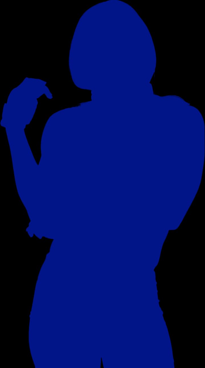 dark blue silhouette